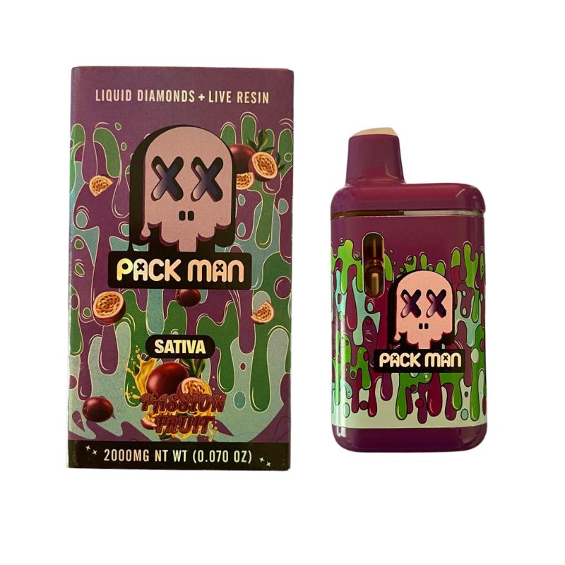 PLUMA DESECHABLE DE WAX – PACK MAN «Passion Fruit» (SATIVA)