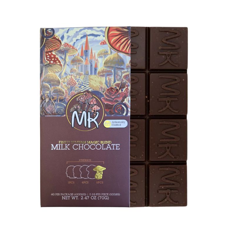 CHOCO HONGO- MK "Milk Chocolate " 8 piezas (4000 mg)
