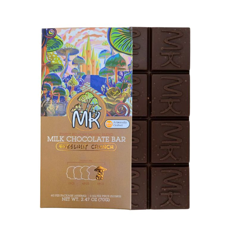 CHOCO HONGO- MK "Milk Chocolate Bar" 8 piezas (4000 mg)