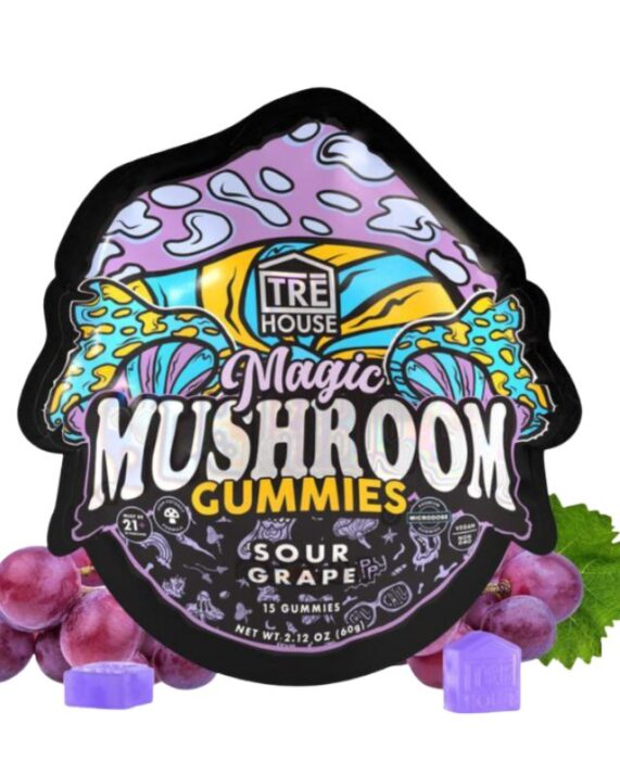 GOMITAS HONGO MÁGICO - TRE HOUSE "Sour Grape" (15000 mg)