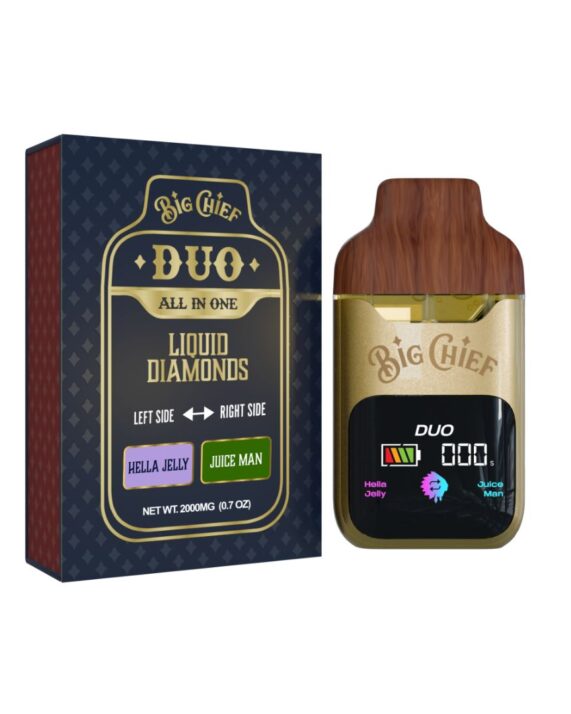 PLUMA DE WAX  - BIG CHIEF (2 sabores)- "Hella Jelly - Juice Man" 2ML (HIBRIDA)