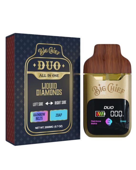 PLUMA DE WAX  - BIG CHIEF (2 sabores)- "Rainbow belts - Zuap" 2ML (HIBRIDA)