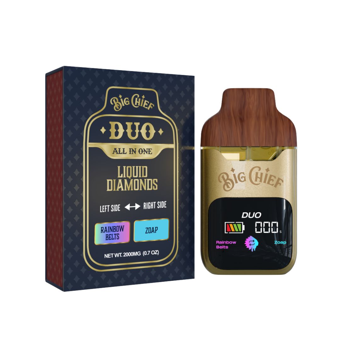 PLUMA DE WAX - BIG CHIEF (2 sabores)- "Rainbow belts - Zuap" 2ML (HIBRIDA)