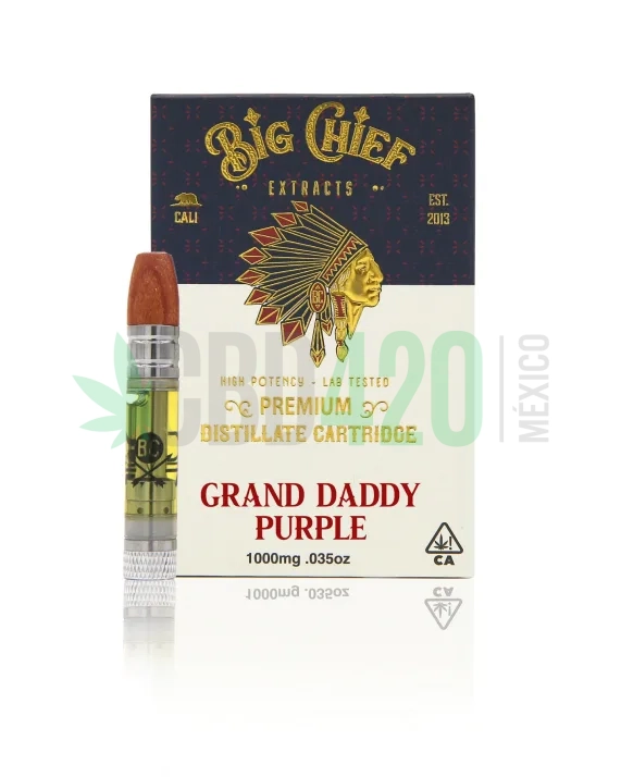 CARTUCHO WAX - BIG CHIEF "Grand Daddy Purple" (Índica)