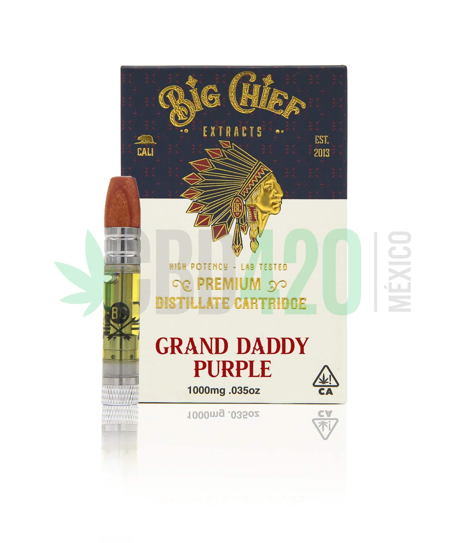 CARTUCHO WAX - BIG CHIEF "Grand Daddy Purple" (Índica)