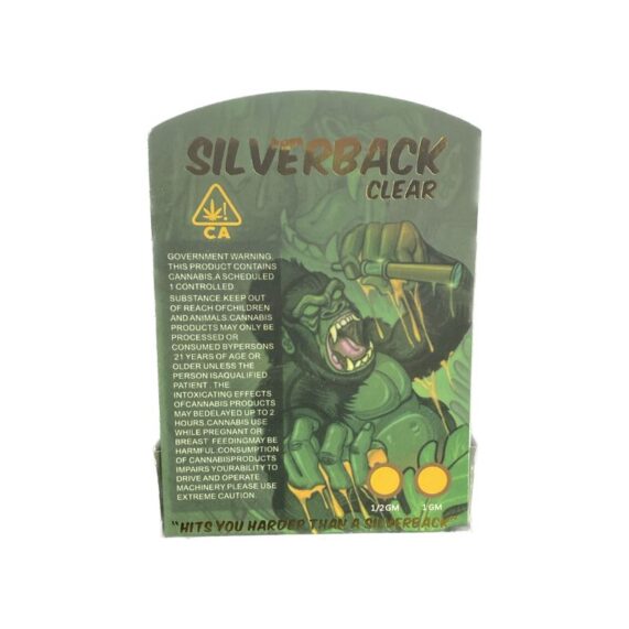 CARTUCHO WAX - SILVER BLACK CLEAR Silverback Clear (SATIVA)1