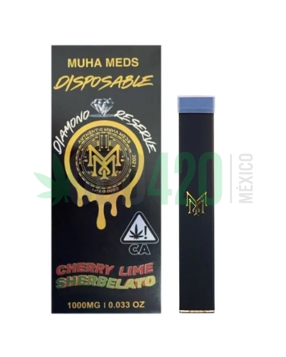 PLUMA DE WAX DESECHABLE - MUHA MEDS "Cherry Lime Sherbelato" (SATIVA)