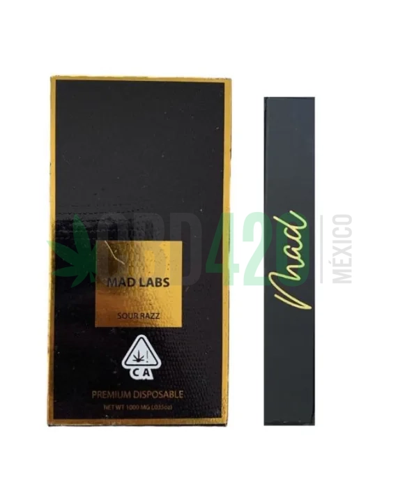 PLUMA DE WAX DESECHABLE - MAD LABS "Sour Razz" (HÍBRIDA)