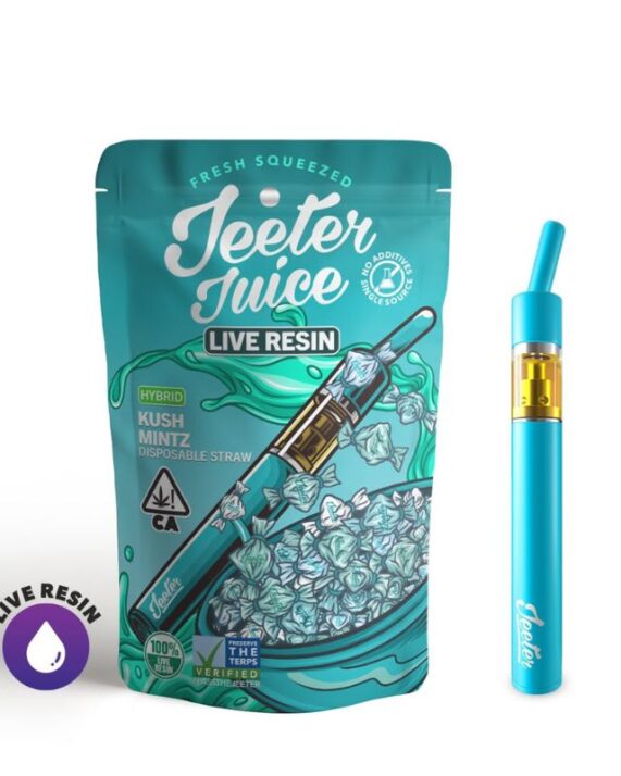 PLUMA DE WAX DESECHABLE - JEETER JUICE "Kush Mintz" (HÍBRIDA)