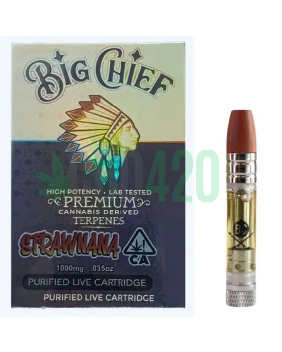 CARTUCHO WAX - BIG CHIEF "Strawnana" (HÍBRIDA)