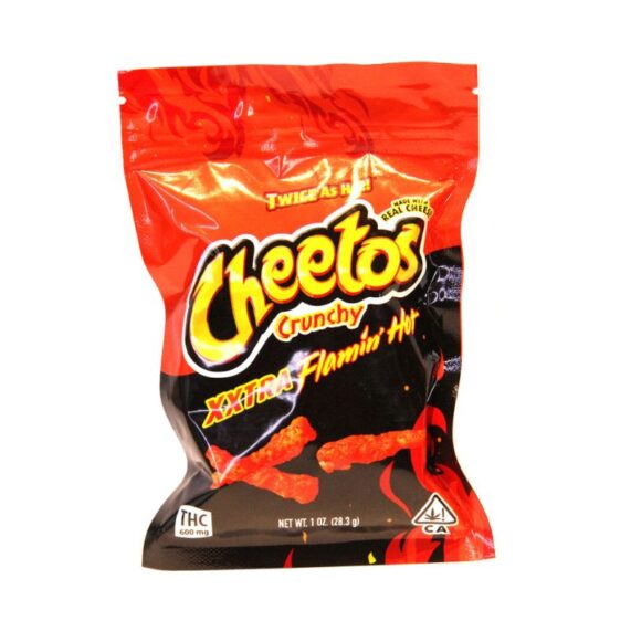 Cheetos crunchy flamin hot THC