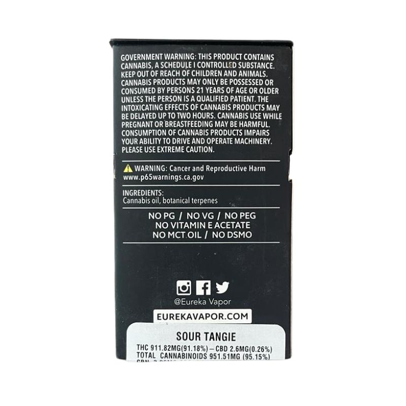 CART EUREKA SOUR TANGIE INDICA
