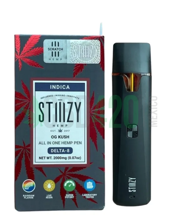 PLUMA DE WAX DESECHABLE - DELTA-8 STIIIZY - "Og Kush" 2ML (INDICA)
