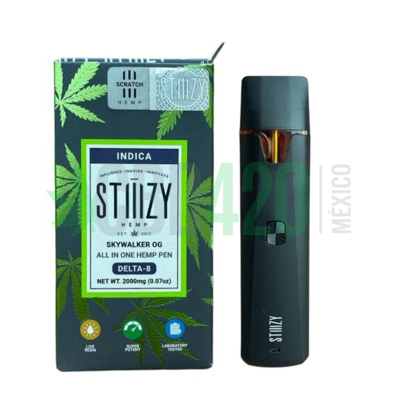 PLUMA DE WAX DESECHABLE DELTA -8 STIIIZY SKYWALKER OG DELTA 8 INDICA1