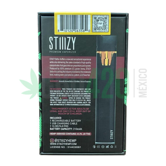 PLUMA WAX STIIZY DELTA-8 PINEAPPLE EXPRESS HIBRIDA1