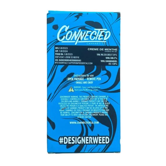 PLUMA DE WAX DESECHABLE CONNECTED CREME DE MENTHE HIBRIDA1