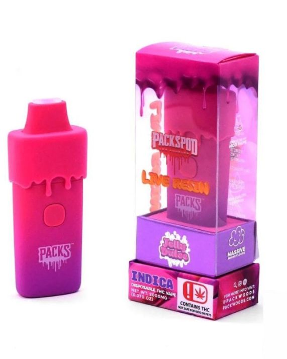 PLUMA DE WAX DESECHABLE - PACKSPOD 2ML "Jelly Dulce" (ÍNDICA)