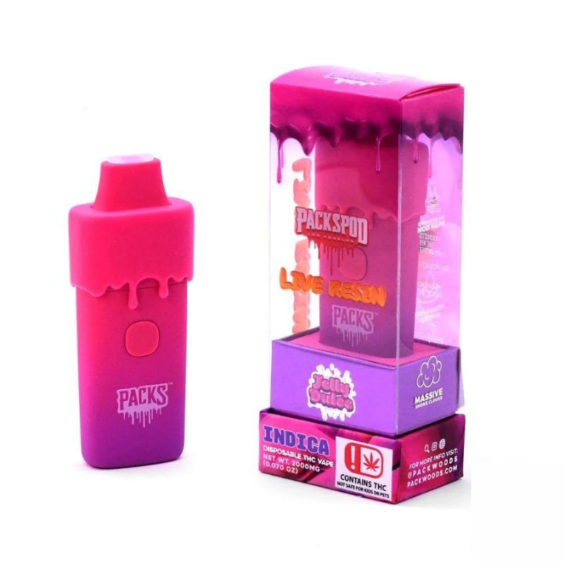 PLUMA DE WAX DESECHABLE - PACKSPOD 2ML "Jelly Dulce" (ÍNDICA)