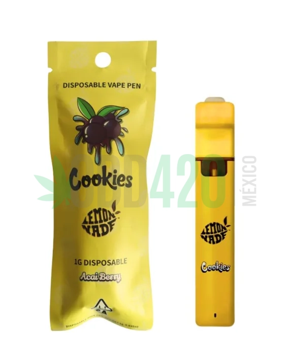 PLUMA DE WAX DESECHABLE - COOKIES BY LEMONADE "Blueberry Banana Pancakes" (ÍNDICA)