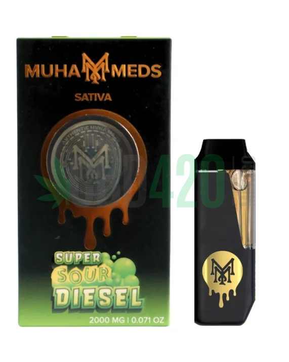 PLUMA WAX – MUHA MEDS  "Super sour diesel"  2ML (SATIVA)
