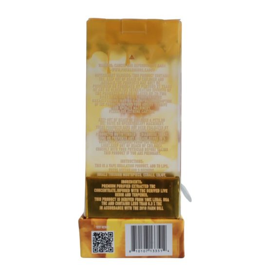 PLUMA WAX PACKSPOD BANANA FLAMBE BACK