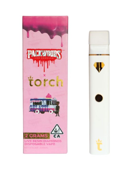 PLUMA DE WAX DESECHABLE - PACKWOODS TORCH "Gelatti" 2 ml. (SATIVA)