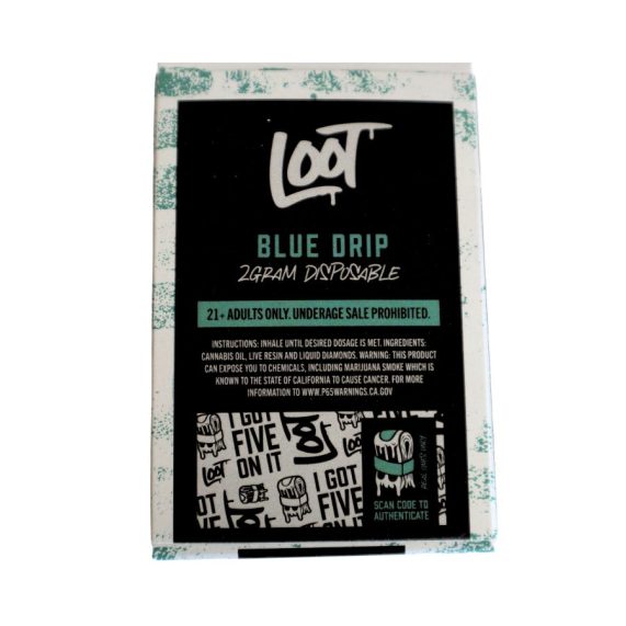 PLUMA WAX LOOT BLUE DRIP BACK