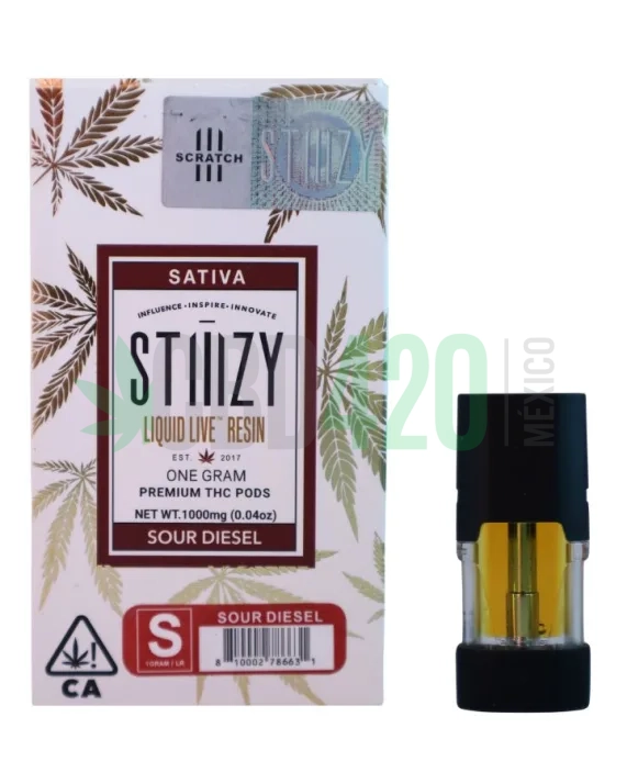 CARTUCHO WAX - STIIIZY DELTA - "Sour Diesel" (Sativa)
