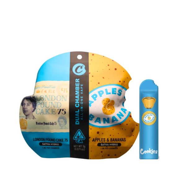 PLUMA WAX COOKIES DUAL CHAMBER LONDON POUND CAKE 75 APPLES & BANANAS