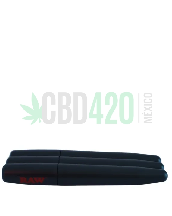 CONTENEDOR DE CIGARRILLOS RAW- NEGRO