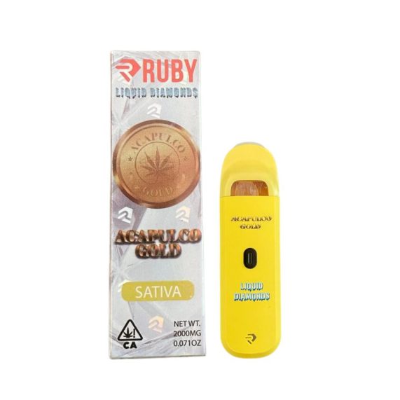 PLUMA DESECHABLE WAX RUBY ACAPULCO GOLD SATIVA