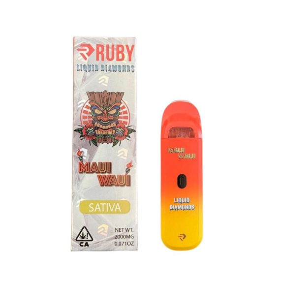 PLUMA DESECHABLE WAX - RUBY -MAUI WAUI- SATIVA