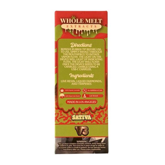 PLUMA DESECHABLE WHOLE MELT MELON HAZE SATIVA1