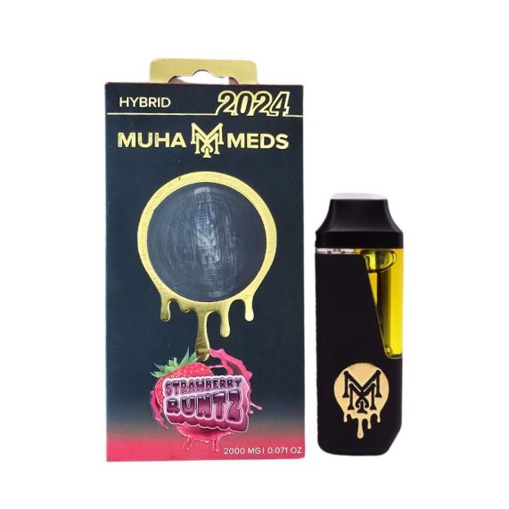 PLUMA DESECHABLE WAX MUHA MEDS STRAWBERRY RUNTZ HIBRIDA