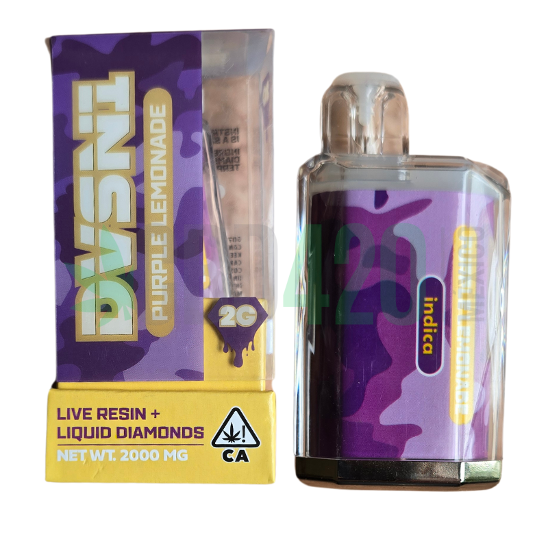 PLUMA DE WAX DESECHABLE -  DVSN1 "Purple Lemonade" 2ML (ÍNDICA)