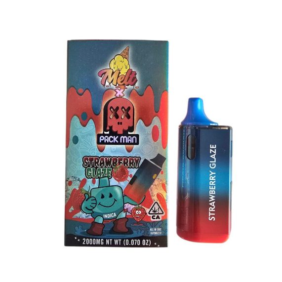 pluma wax pack man strawberry glaze