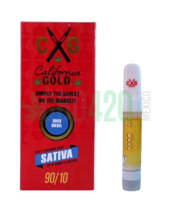 CARTUCHO WAX – CALIFORNIA GOLD «Sour Diesel» (SATIVA)