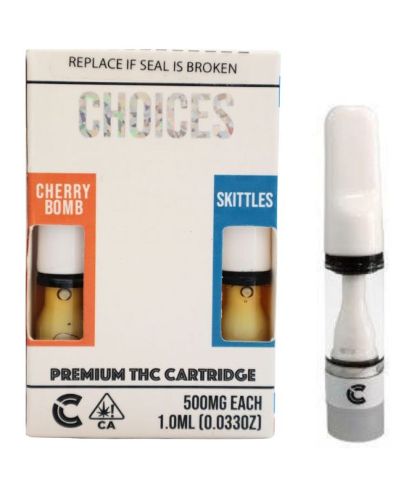 CARTUCHOS WAX 2 EN 1 – CHOICES "White Widow - Alien Og" (Hibrida/Indica)