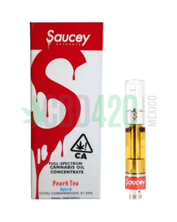 CARTUCHO WAX - SAUCEY- "Peach Tea" (Híbrida)