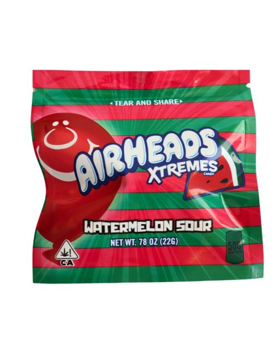 Gomitas AIRHEADS XTREMES  "Watermelon Sour"THC  (500mg)
