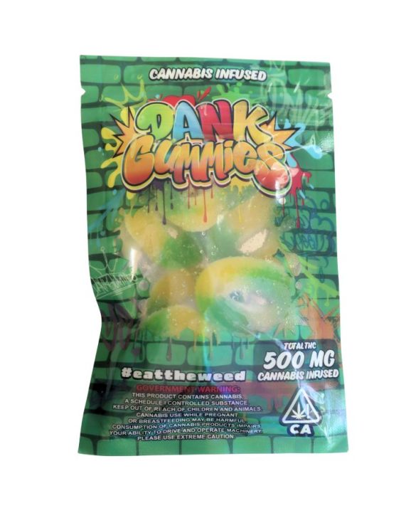 Gomitas "DANK GUMMIES" Green Donuts THC