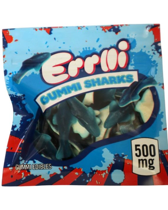 Gomitas  ERRLLI "Gummi Sharks" THC  (500mg)