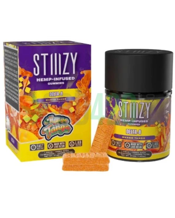Gomitas STIIIZY Delta 8  "Mango Tango" (15 pzs)