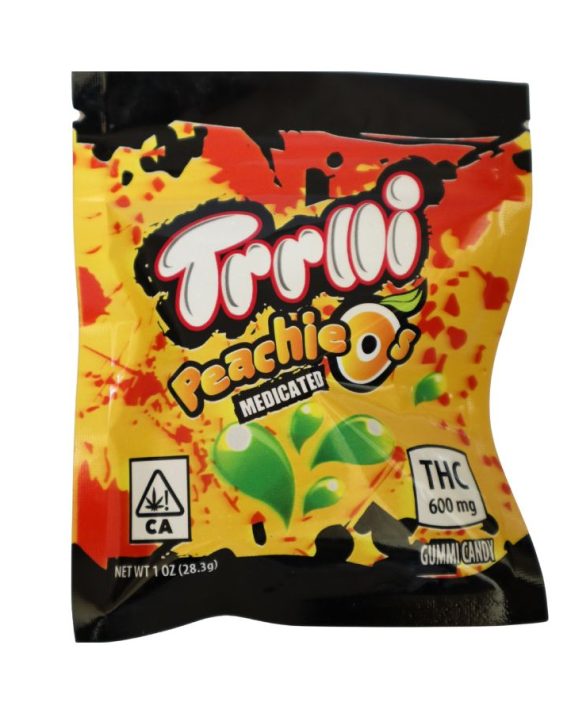 Gomitas TRRLLI "Peachieo´s Medicated"  THC (600mg)