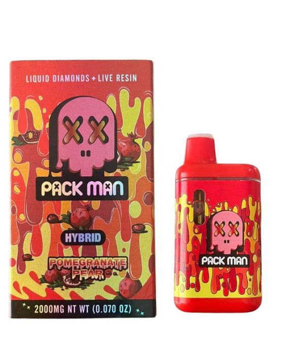 PLUMA DESECHABLE DE WAX – PACK MAN «Pomegranate Pear» (HIBRIDA)