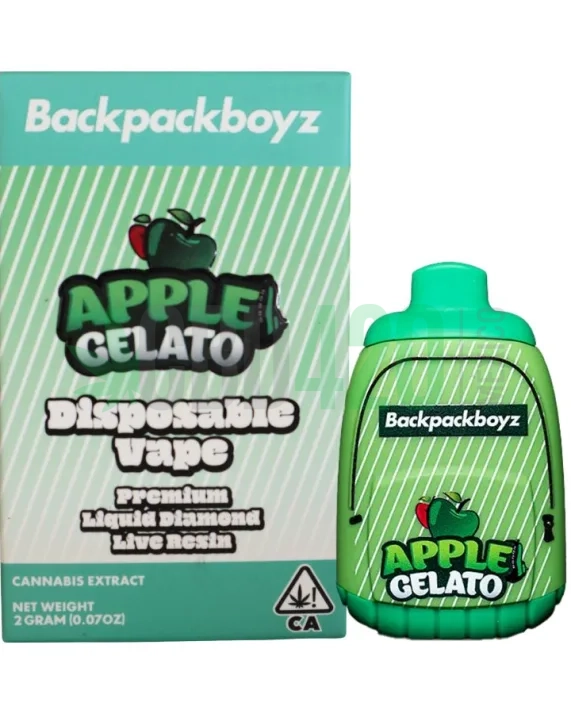 PLUMA DESECHABLE DE WAX – BACKPACKBOYZ «Apple Gelato» 2ML (HIBRIDA)