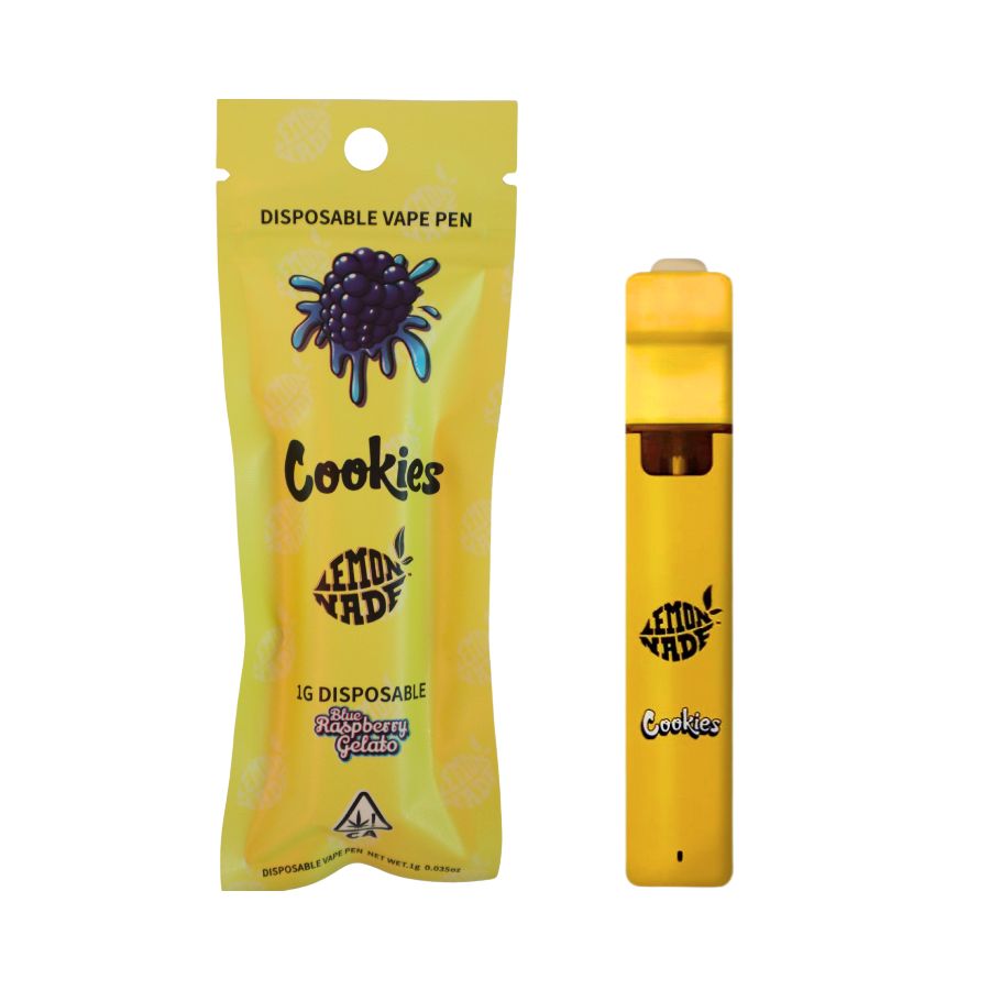 PLUMA DE WAX DESECHABLE - COOKIES BY LEMONADE "Blueberry Raspberry Gelato" (HIBRIDA)