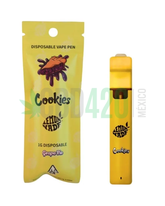 PLUMA DE WAX DESECHABLE - COOKIES BY LEMONADE "Grape Pie" (INDICA)
