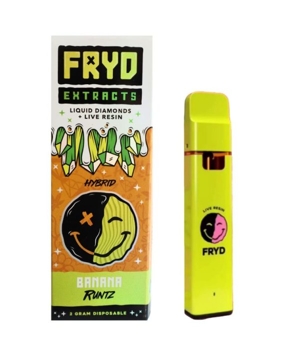 PLUMA DE WAX DESECHABLE - FRYD "Banana Runtz" 2GR (HÍBRIDA)