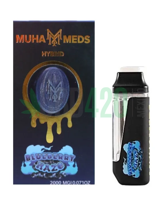 PLUMA WAX – MUHA MEDS  "Blueberry Haze" 2ml (HIBRIDA)
